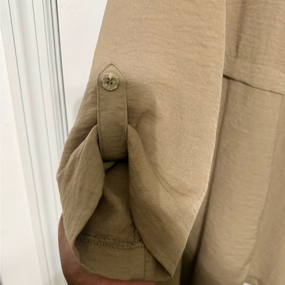 Tan Casual Jacket Blazer Cardigan - Picture 3 of 3